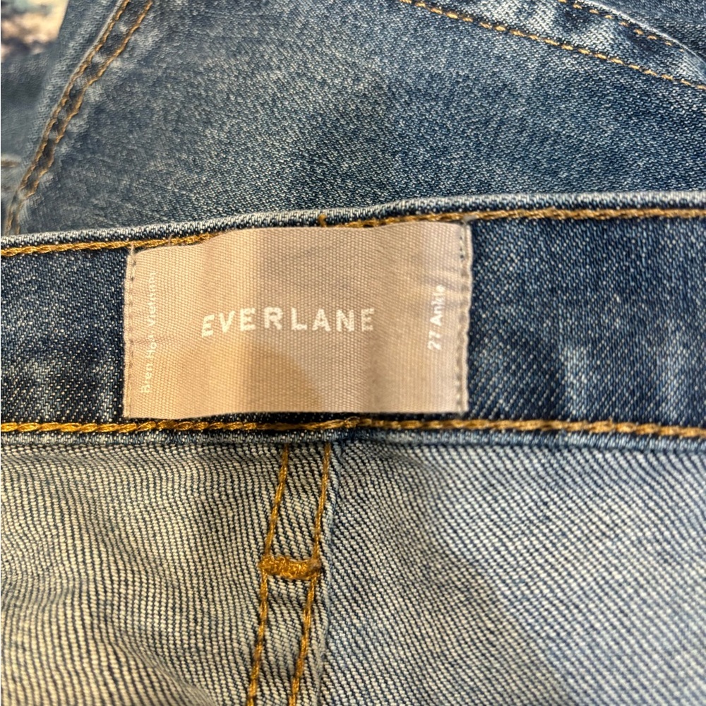 Everlane high rise straight ankle Jean